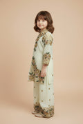 Plazo Set for Kids | Heavy Embroidered Muslin Cord Set