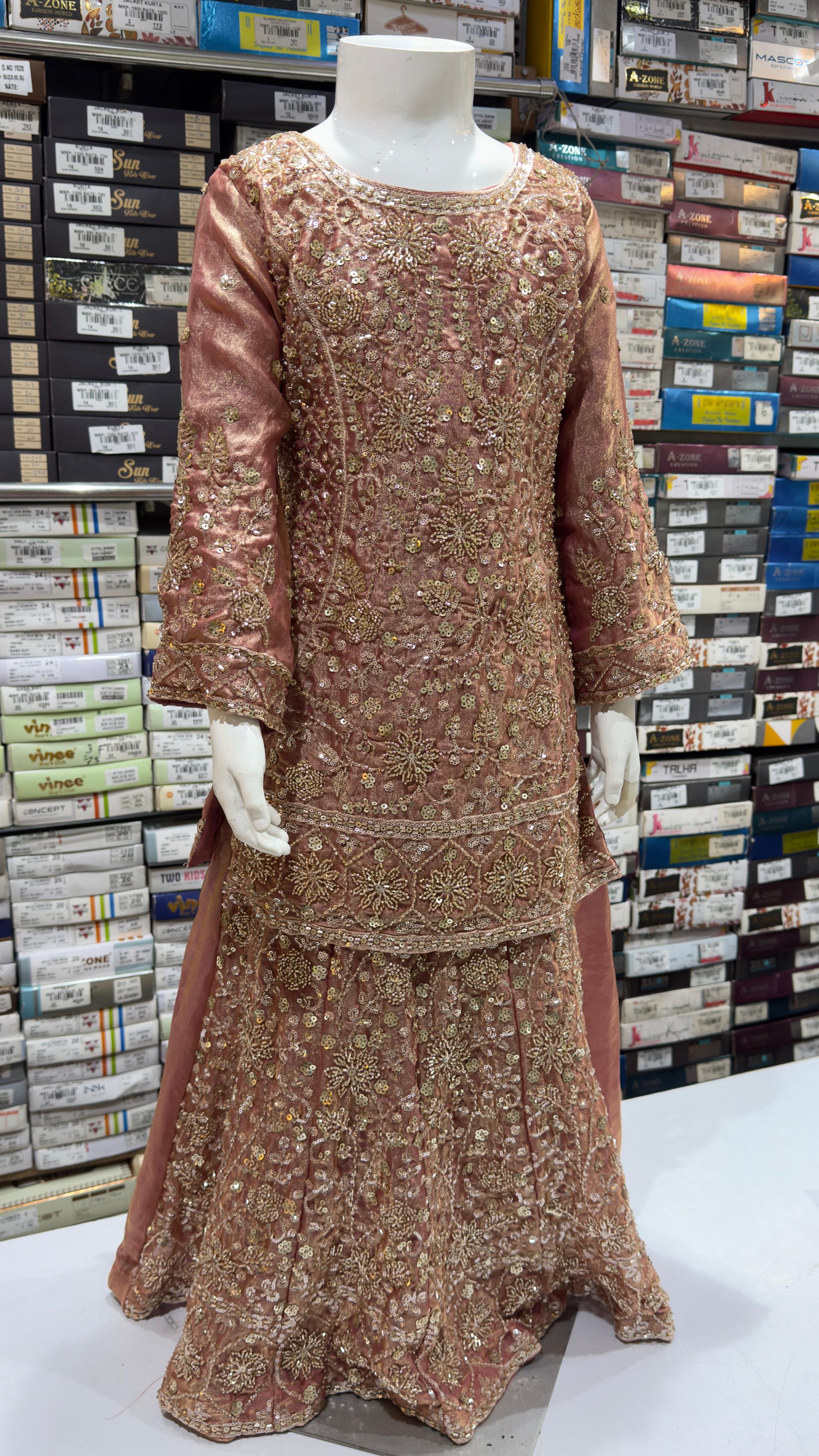 Heavy Handwork Sharara Set for Girls | Wedding Collection Ethnic Wear | Hashmi Collection