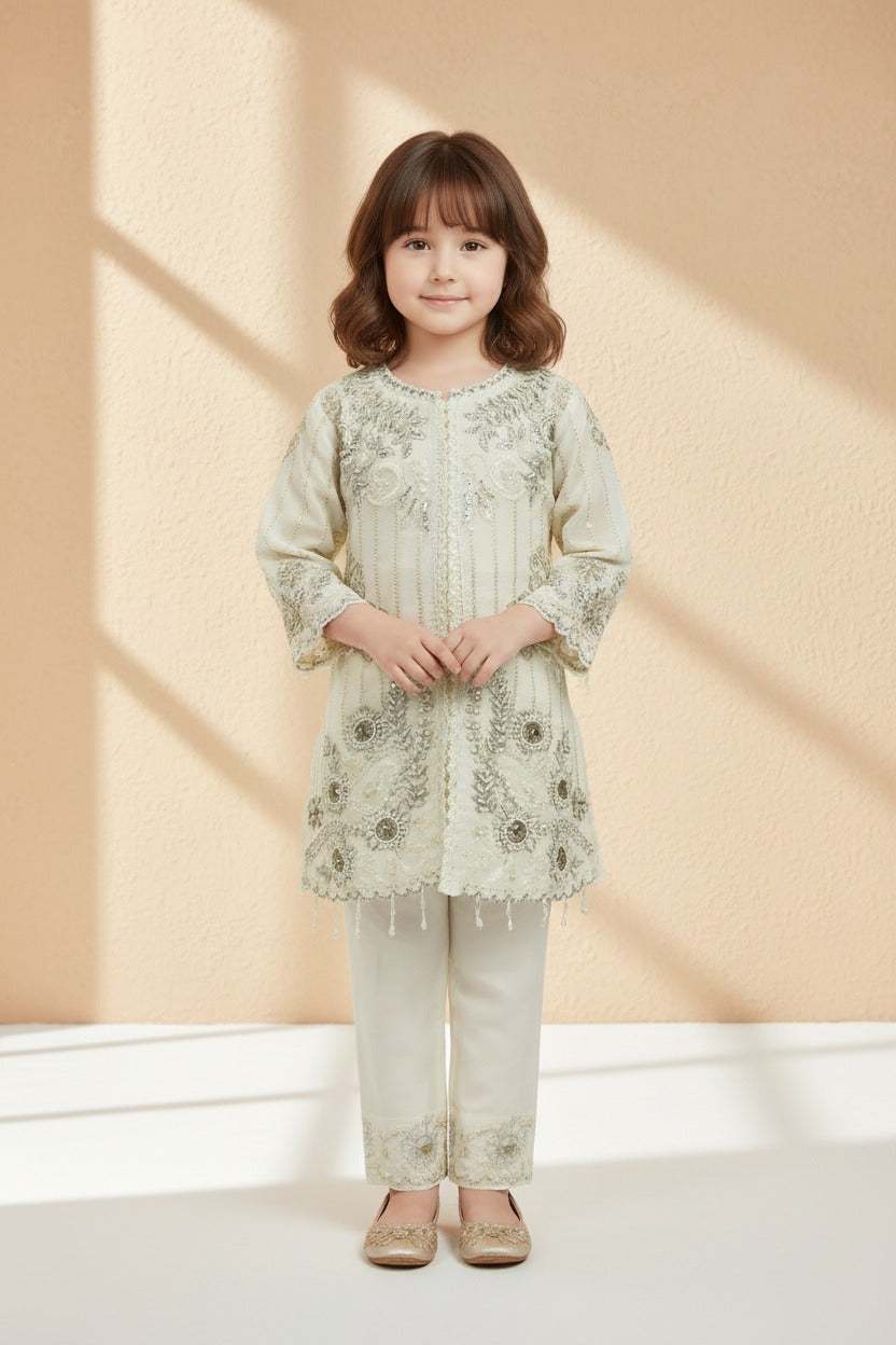 Karachi Style Pakistani Suit for Kids | Designer Ethnic Wear | Hashmi Collection