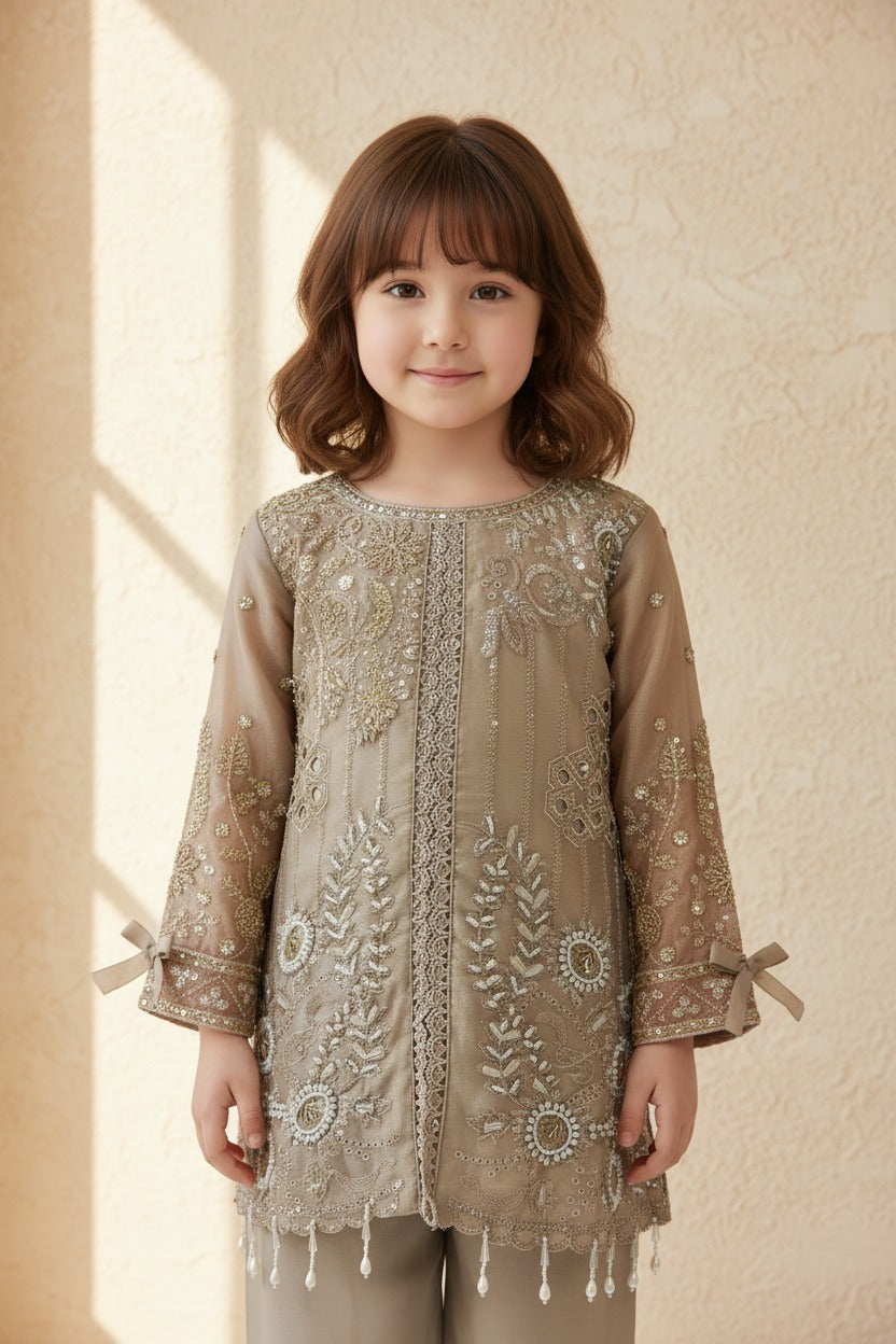 Karachi Style Pakistani Suit for Kids | Designer Ethnic Wear | Hashmi Collection